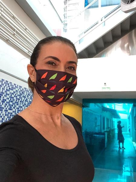 Giuliana Morrone incentiva uso de máscara - REPRODUÇÃO/TWITTER