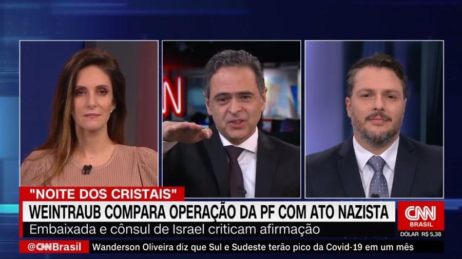 Lourival Sant"Anna, comentarista da CNN Brasil, explica saudação nazista no ar - Reprodução/CNN Brasil