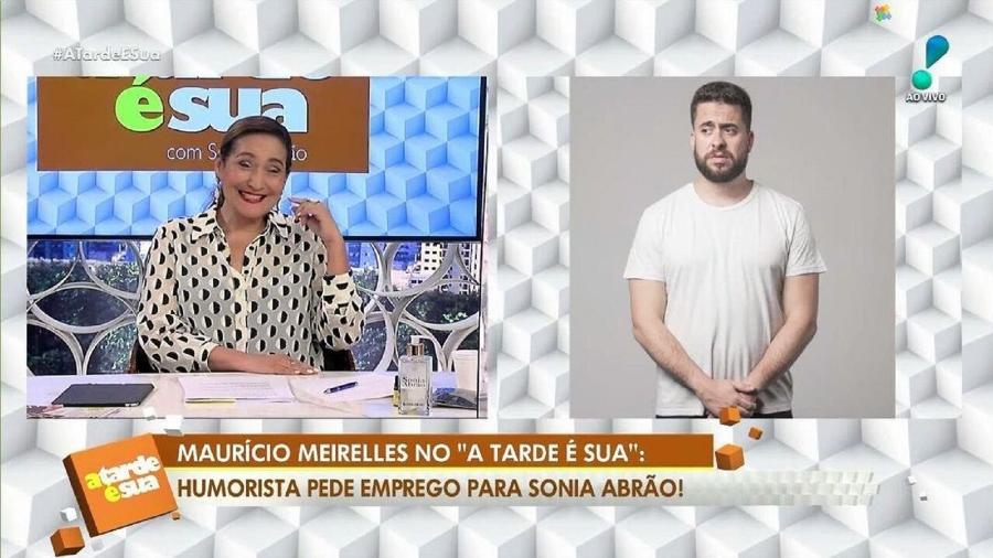 Sônia Abrão fez ligação para Maurício Meirelles durante programa - Reprodução/Instagram