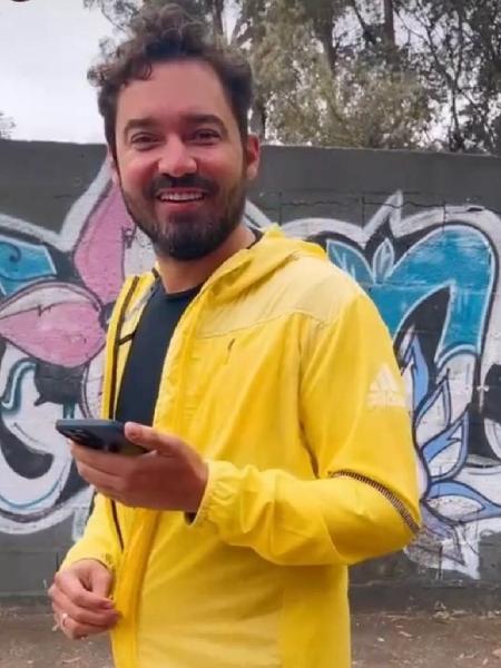 Fernando Zor toma susto de Maiara durante caminhada - Reprodução/Instagram