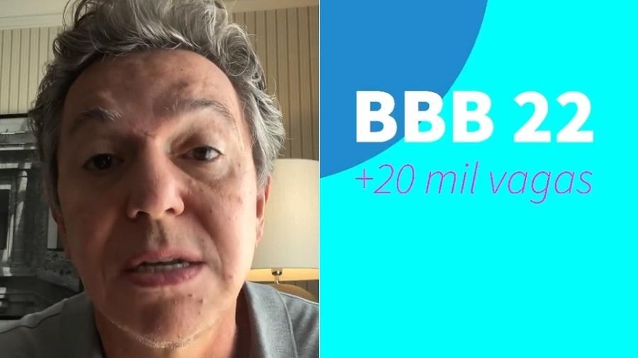 Boninho anuncia data de reabertura das 20 mil vagas no BBB 22 - Reprodução/Instagram