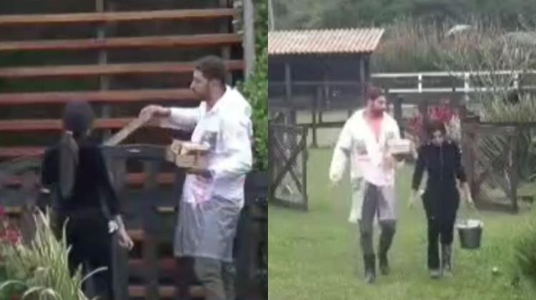 A Fazenda 2021: Victor Pecoraro desabafa com Liziane Gutierrez sobre voto de Nego do Borel  - Reprodução/PlayPlus - Reprodução/PlayPlus