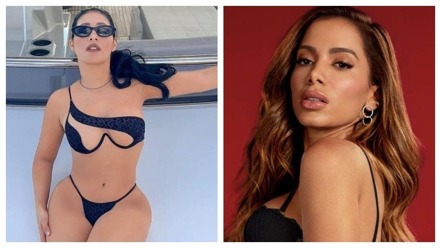 As cantoras Simaria e Anitta fazem parte da lista de celebridades que curtem se aventurar no sexo e já relataram a prática em banheiros públicos - Reprodução