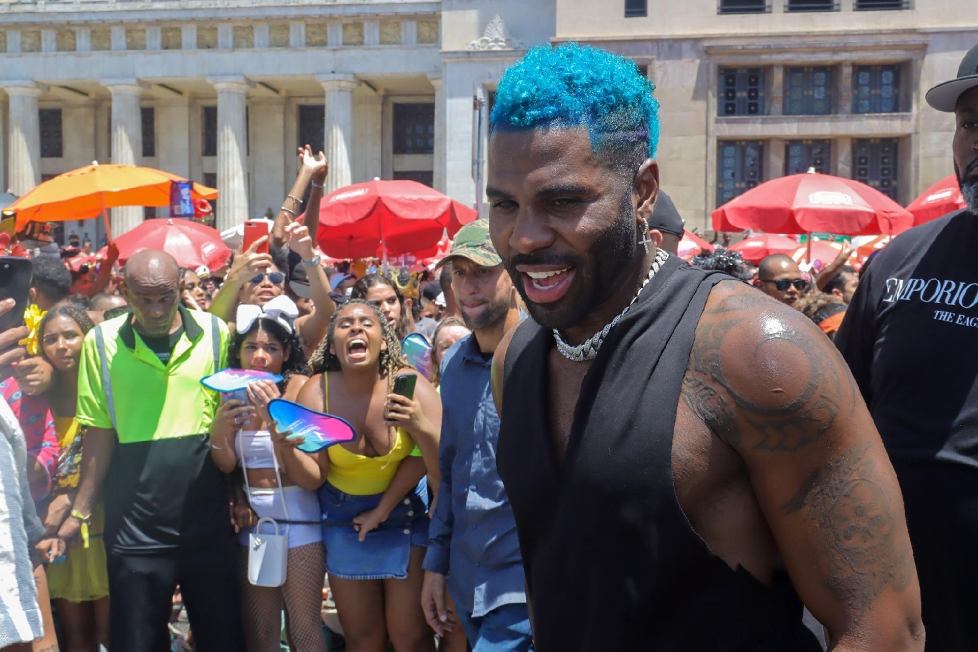 Jason Derulo chega para o Bloco da Anitta - Victor Chapetta e Pereira/AgNews