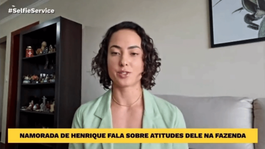 A Fazenda 2023: Bianca, namorada de Henrique, participa do Selfie Service, com Lucas Selfie - Reprodução/Youtube