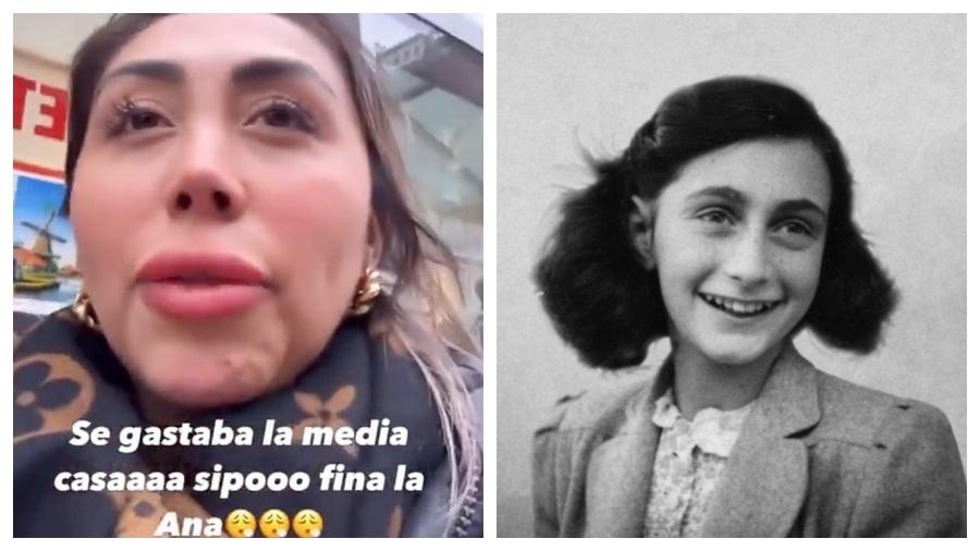 Naya Fácil foi criticada pelas declarações referentes à Anne Frank - Reprodução