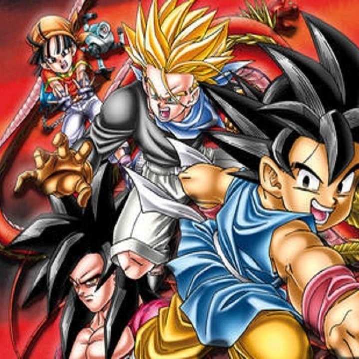 História Dragon Ball GT- Saga dos Meios Sangues - História escrita