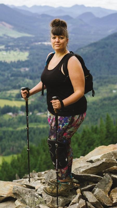 Jenny Bruso, a fundadora do "Unlikely Hikers" - Reprodução/Instagram