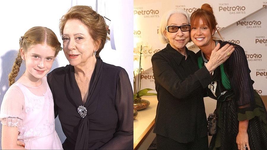 Marina Ruy Barbosa e Fernanda Montenegro trabalharam juntas em "Belíssima", há 13 anos - Reprodução/Instagram/@marinaruybarbosa