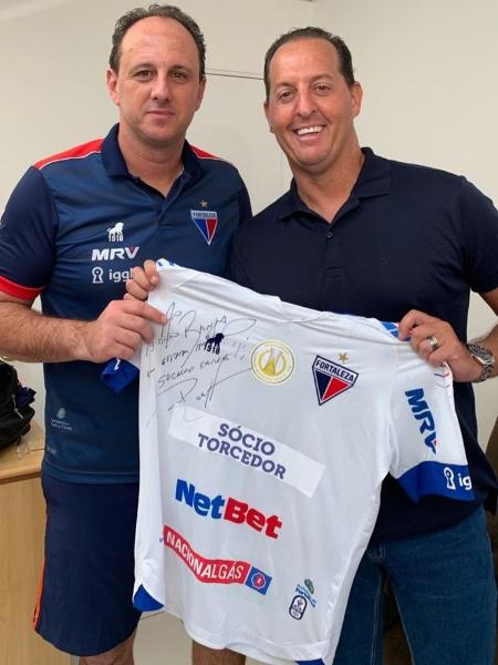 Rogério Ceni e Benjamin Back - Instagram - Instagram