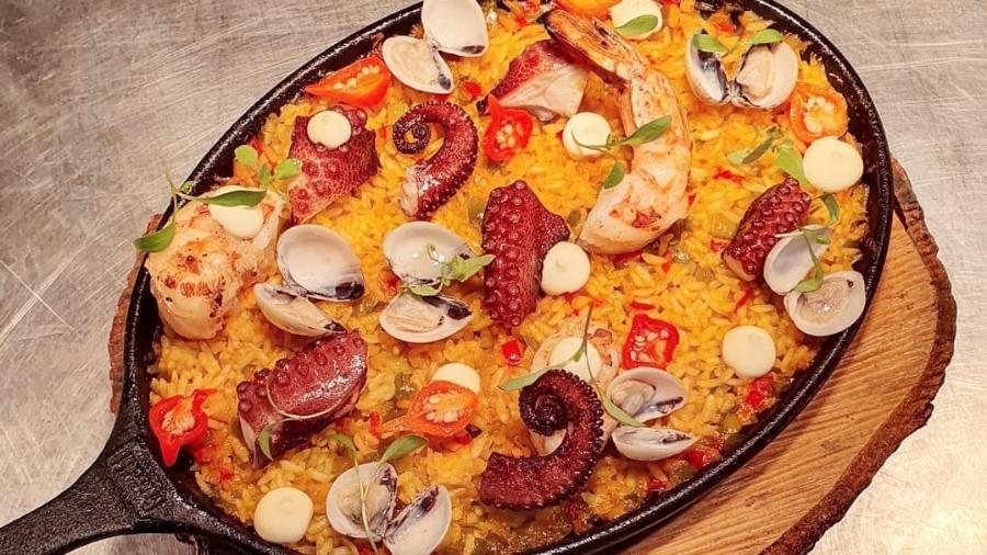 Paella de moqueca, de Victor Dimitrow - Reprodução/Instagram