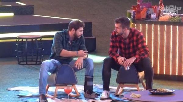 BBB 21: Arthur e Caio falam sobre paredão - Reprodução/Globoplay
