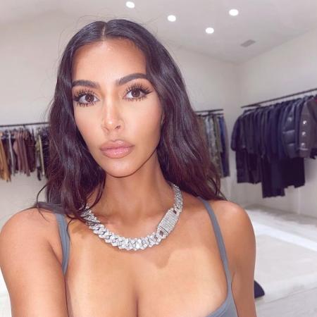 Kim Kardashian posa com colar de diamantes após assalto - Reprodução/Instagram