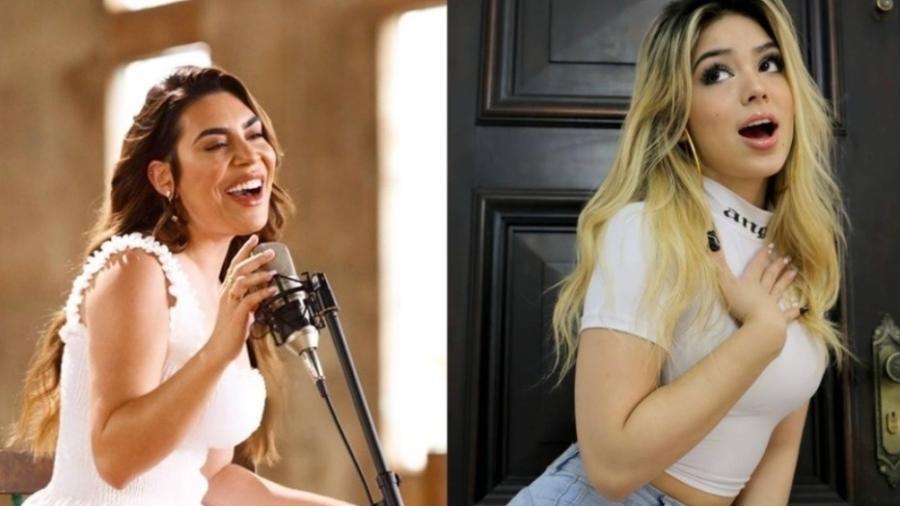 As cantoras Naiara Azevedo e Melody são atrações do OtaLab - Reproduções / Instagram