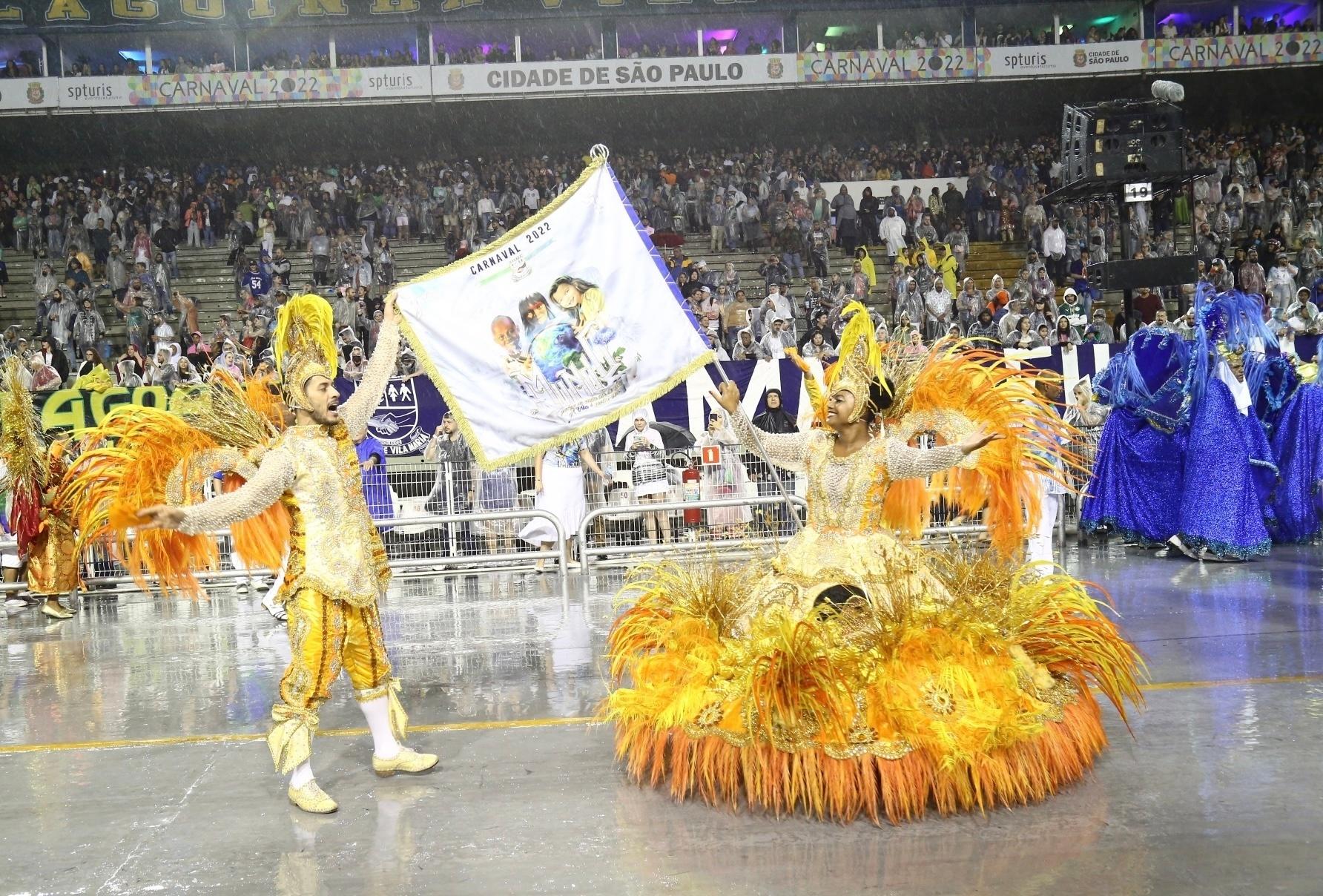 Desfile da Unidos de Vila Maria, quinta colocada no Grupo Especial - Cláudio Augusto/Ag.Brazil News