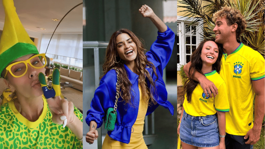 Adriane Galisteu, Lucy Alves e Larissa Manoela comemoraram a vitória do Brasil sobre a Coreia do Sul - Reprodução/Instagram