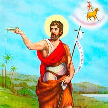 São João Batista é celebrado em 24 de junho - Reprodução