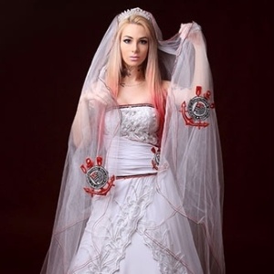 vestido de casamento do corinthians