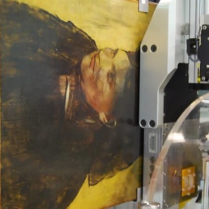 "Retrato de Uma Mulher", de Edgar Degas, passa por processo de raio-X - AFP PHOTO/NATURE/David Thurrowgood - AFP PHOTO/NATURE/David Thurrowgood