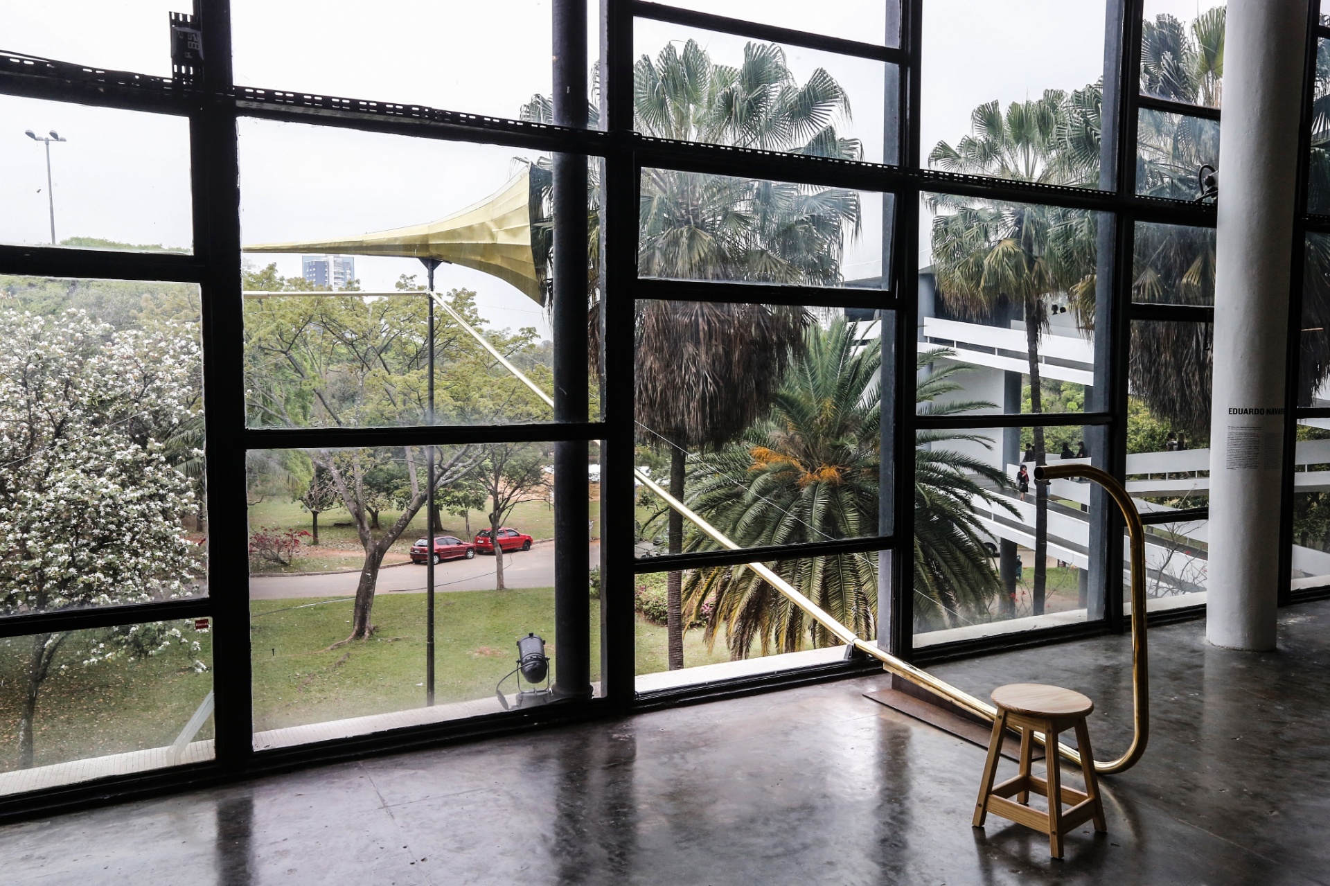 "Sound Mirror" (Espelho de som) do argentino Eduardo Navarro - Lucas Lima / UOL