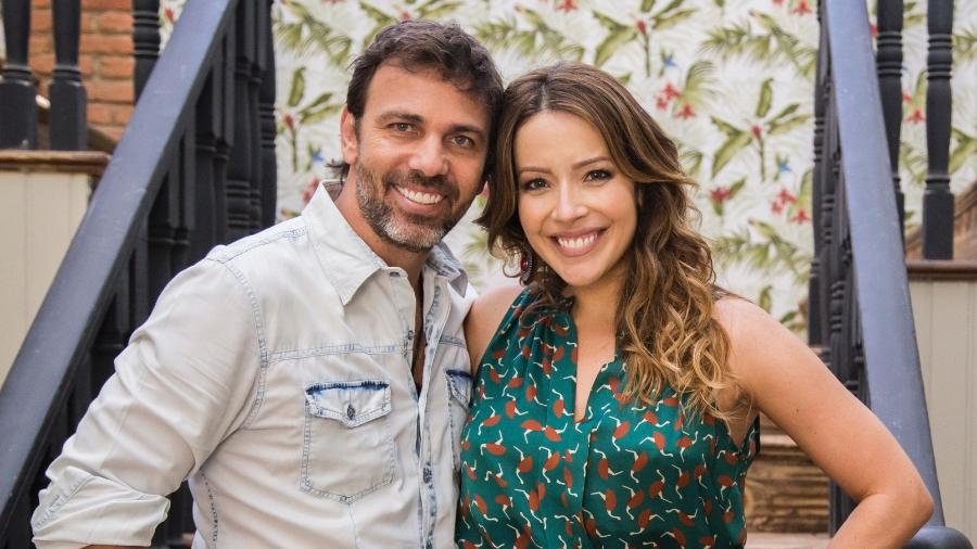 Felipe (Marcelo Faria) e Sirlene (Renata Dominguez) de "Sol Nascente" - Paulo Belote/Divulgação/TV Globo