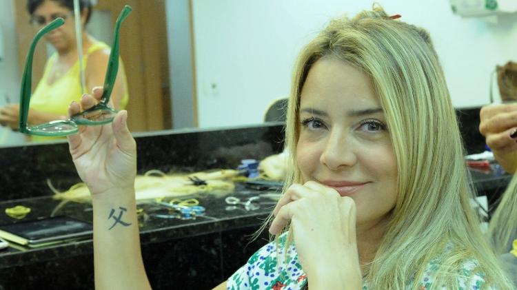 Christine Fernandes vai aparecer com os cabelos mais compridos no papel da vilã Sammu-Ramat - Munir Chatack/Divulgação/Record - Munir Chatack/Divulgação/Record