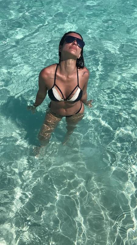 Cleo Pires posa de biquíni no mar do Caribe - Reprodução/Instagram