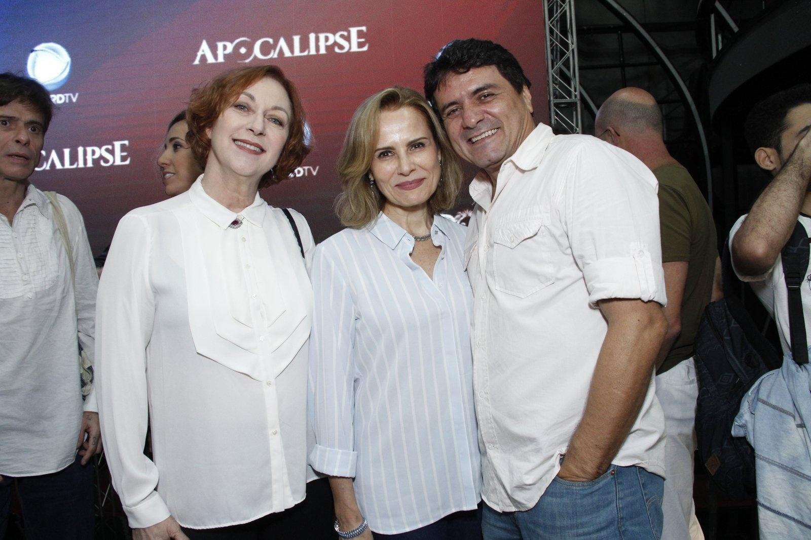 Elenco participa da coletiva de lançamento de "Apocalipse", nova novela da Record - Marcos Ferreira/Brazil News