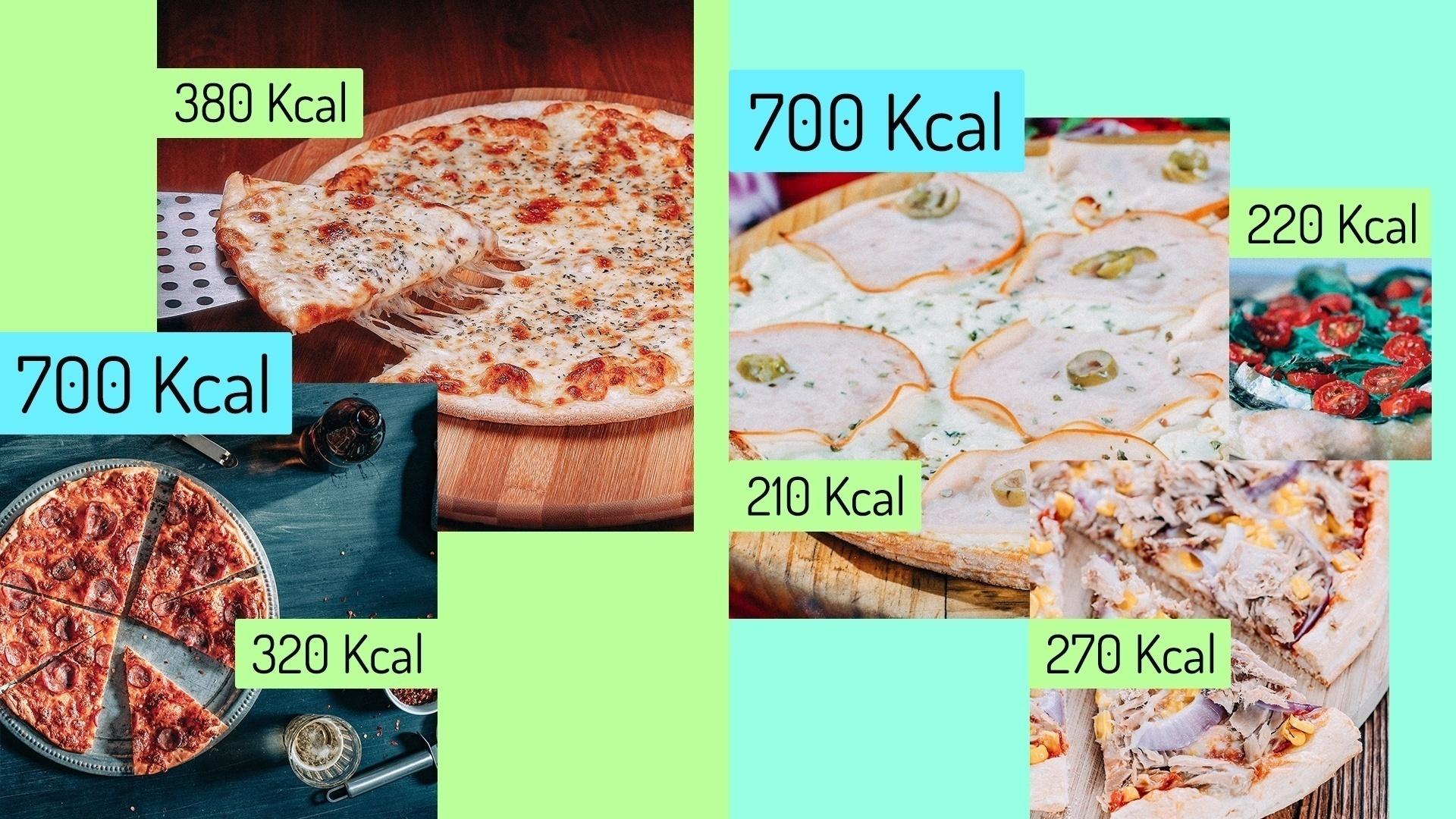 Comparativo de calorias - Arte/VivaBem