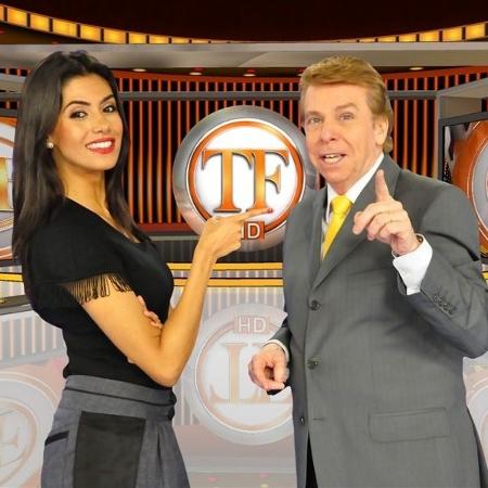 Flávia Noronha e Nelson Rubens apresentam o TV Fama  - Divulgação