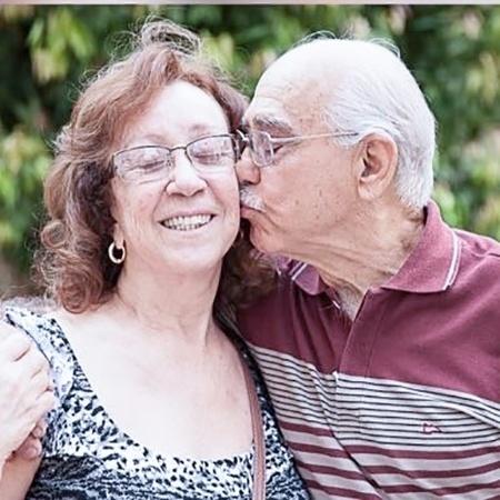 Jaci Cangussú, 83, e sua mulher, Leir - Arquivo Pessoal