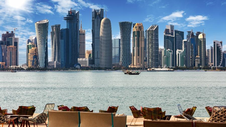 Capital do Catar, Doha tem paisagens extremamente modernas - Getty Images/iStockphoto