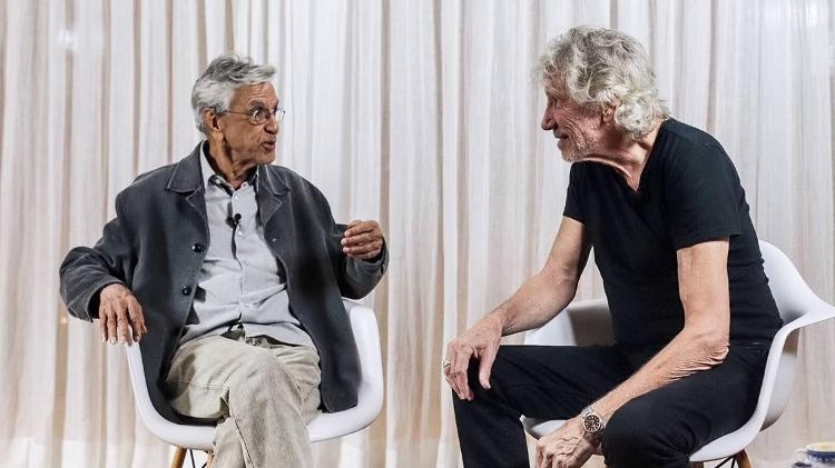 Caetano Veloso entrevista Roger Waters - Divulgação - Divulgação