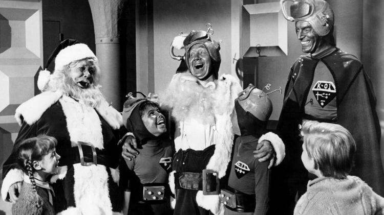 Cena de "Papai Noel Conquista os Marcianos", de 1964 - Divulgação - Divulgação