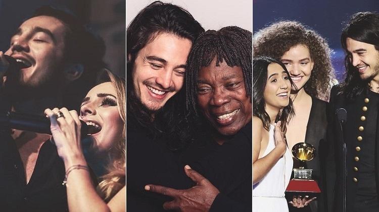 Antes de "sumir", Tiago Iorc cantou com Sandy e Milton Nascimento e produziu o álbum da dupla Anavitória - Montagem/UOL/Reprodução/Instagram/tiagoiorc - Montagem/UOL/Reprodução/Instagram/tiagoiorc