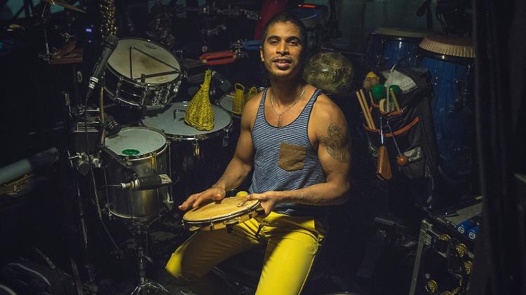 O percussionista Marquinho da Luz, ex-Timbalada e Leo & Junior - Divulgação - Divulgação