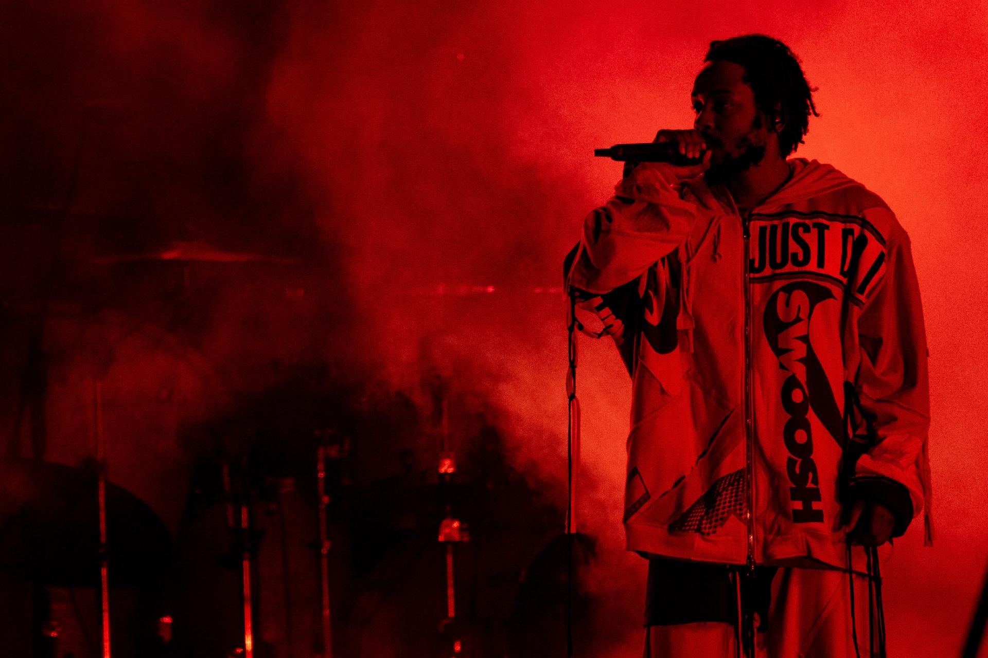 Kendrick Lamar se apresenta no Lollapalooza Brasil 2019, em São Paulo - Flávio Moraes/UOL