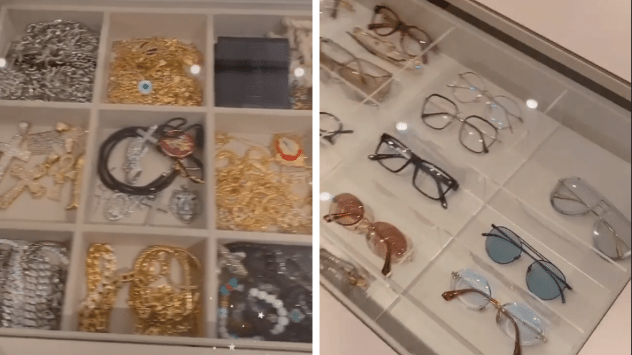Leo Santana mostra nova organização de coleção de joias, óculos e relógios - Reprodução/Instagram/@leosantana