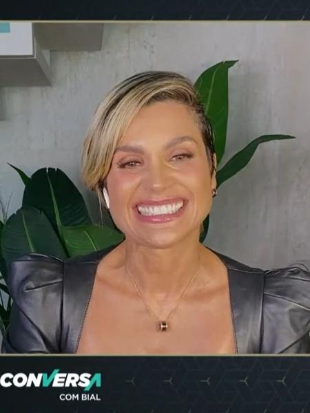 Flávia Alessandra em entrevista ao Conversa com Bial. - Video/Reprodução