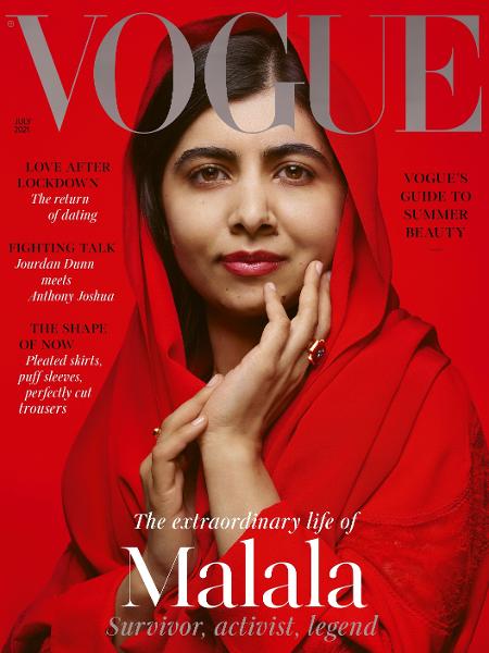 Malala é capa da edição de julho da Vogue britânica - NICK KNIGHT/BRITISH VOGUE