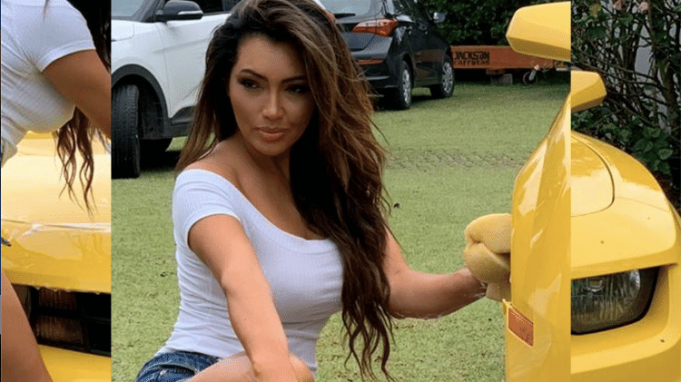 Karinah Camaro amarelo - Reprodução/Instragram - Reprodução/Instragram