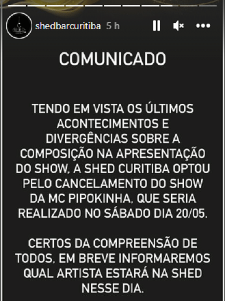 MC Pipokinha tem show cancelado após polêmica de deputado do Paraná - Divulgação - Divulgação