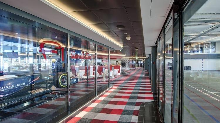 MSC Grandiosa traz ainda um simulador de Fórmula 1 em seu interior