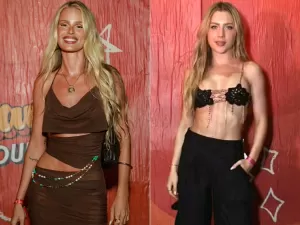 Com calor no Rio, Yasmin e mais famosos ousam nos looks em show de Ludmilla