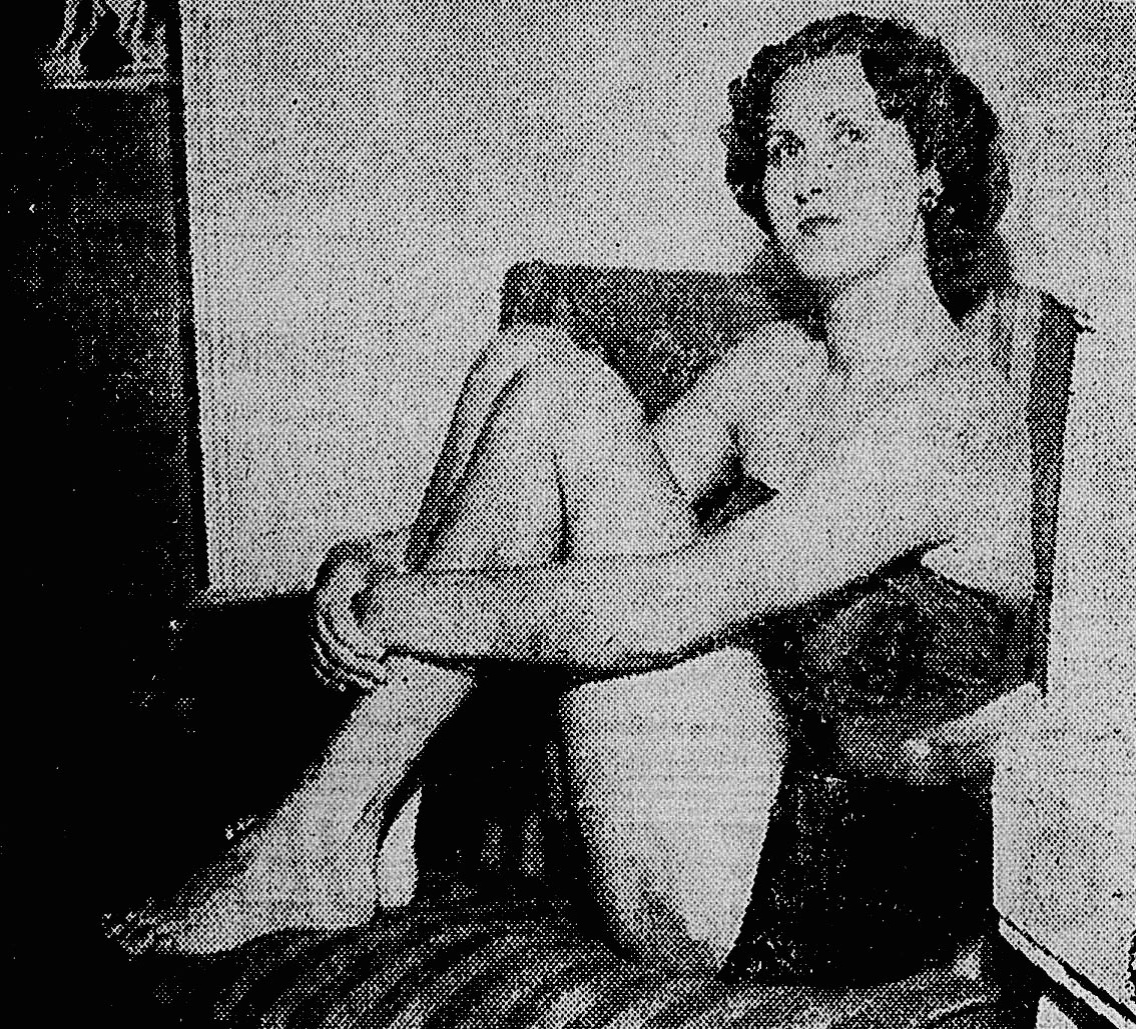 A faquiresa Rossana em imagem do livro "Cravo na Carne: Fama e Fome - O Faquirismo Feminino no Brasil", de Alberto de Oliveira e Alberto Camarero - Reprodução