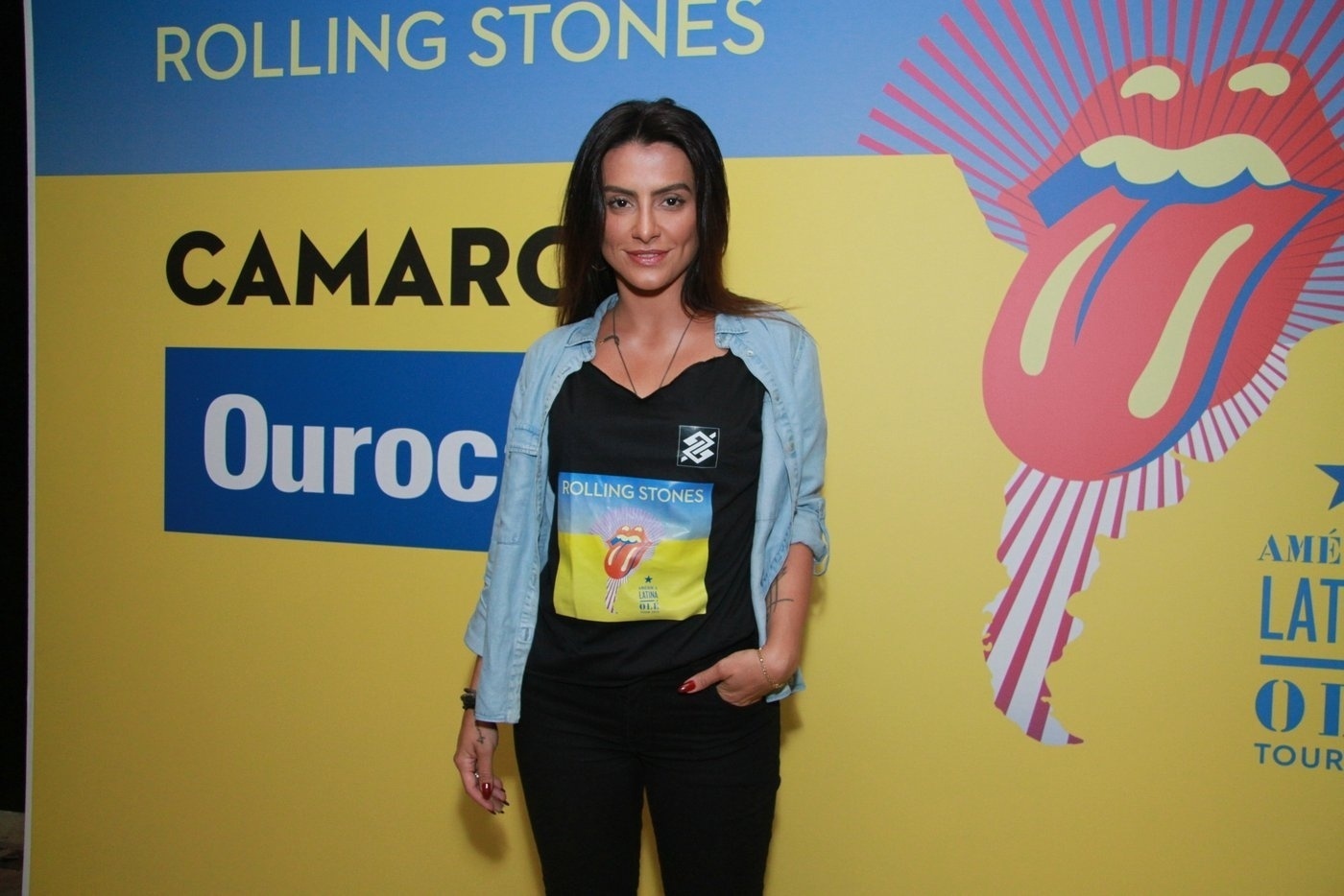 20.fev.2016 - Famosos no show do Rolling Stones no Rio de Janeiro - Thyago Andrade/Brazil News