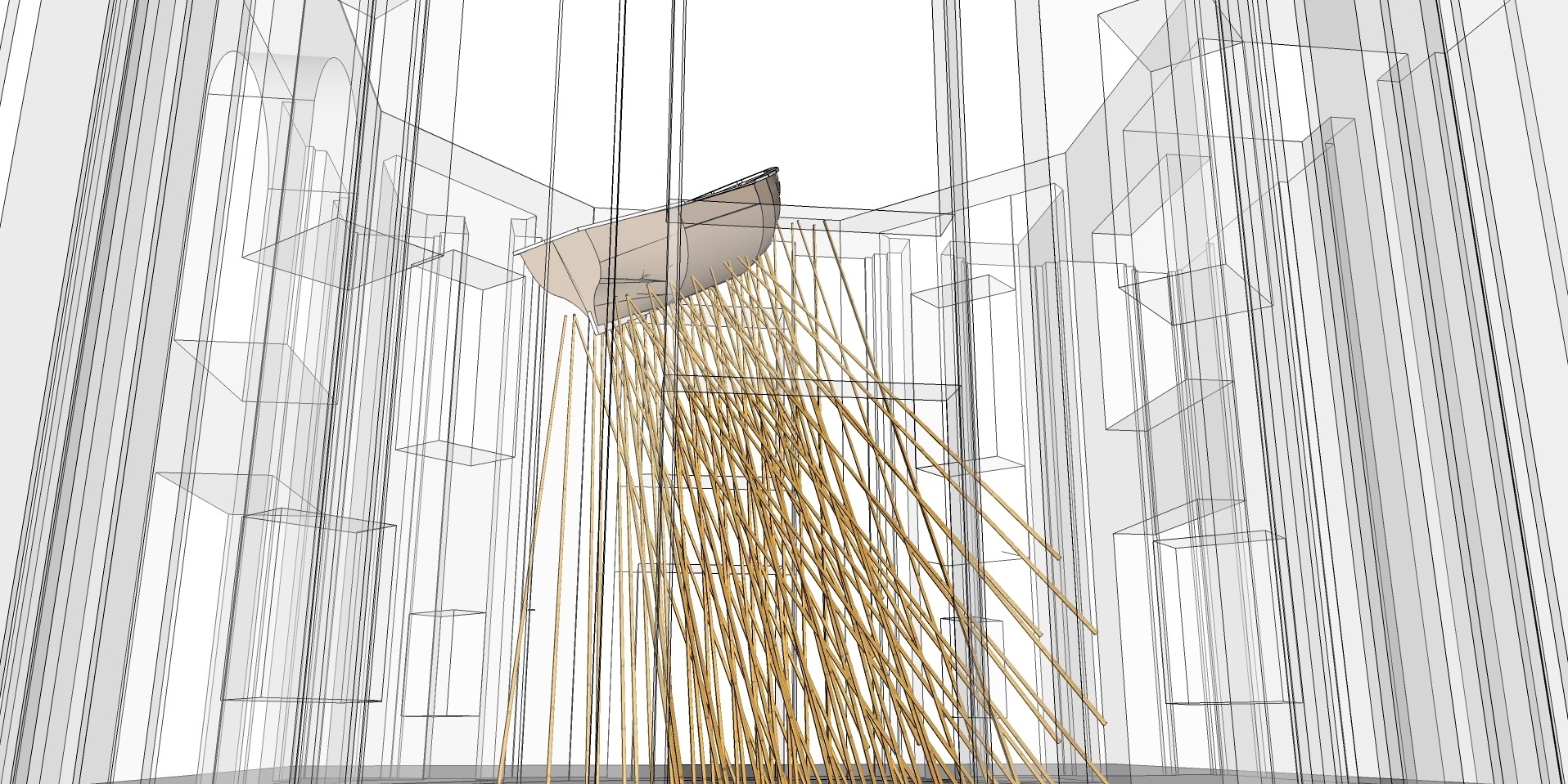 Modelo da obra "Tiamm Schuoomm Cash!", de José Spaniol - Divulgação
