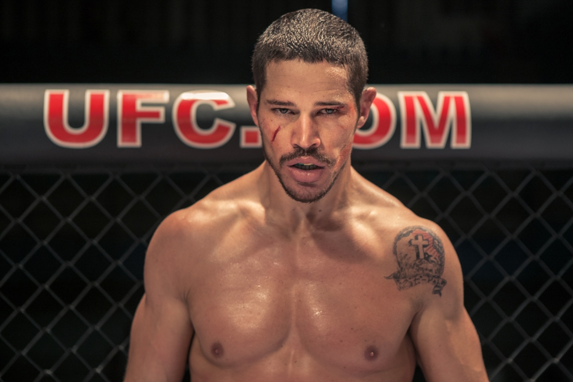 Cena do filme "Mais Forte Que o Mundo - A História de José Aldo" - Divulgação