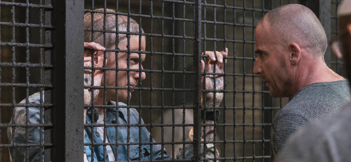 Michael Scofield (Wentworth Miller) e Lincoln (Dominic Purcell) se reencontram na quinta temporada de "Prison Break"   - Divulgação/Fox 