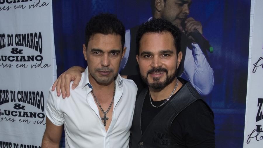 Zezé Di Camargo e Luciano em show em Cuiabá - Francisco Cepeda/AgNews